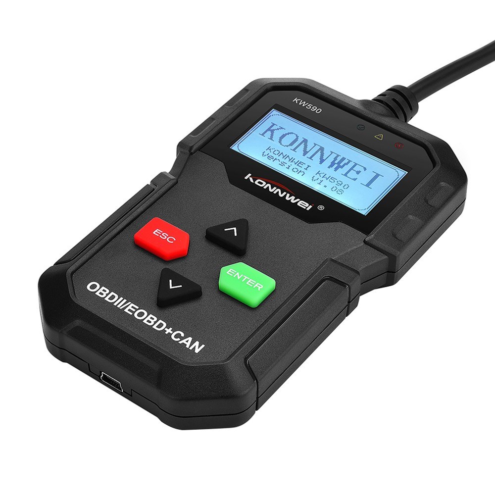 Vehicle KONNWEI OBDII Scanner KW590 Car Code Reader CAN Diagnostic