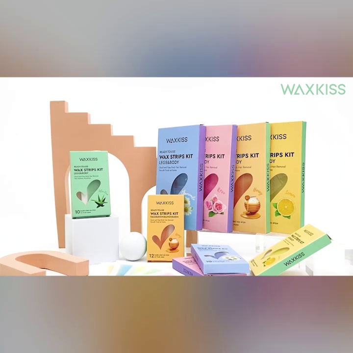 wax strips kit, ready to use wax strips, hair removal kit, pre-coated wax strips
