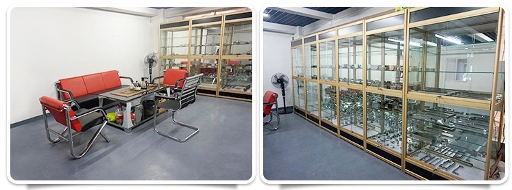 Frameless Glass Door Accessories Hydraulic Bottom Patch Fitting