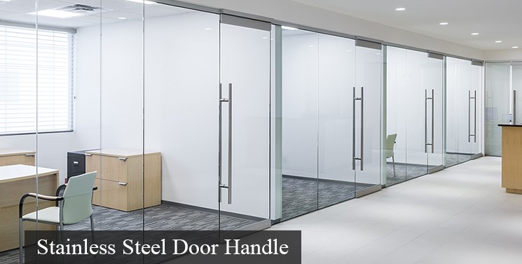 Double Sides Stainless Steel Door Pull Handle For Shower Room,Can Be Used On Glass And Timber Door,We Offer Stainless Steel Glass Door Handle Wholesale According Order And Requiprment.Specilizing In Hardware For 10 Years.