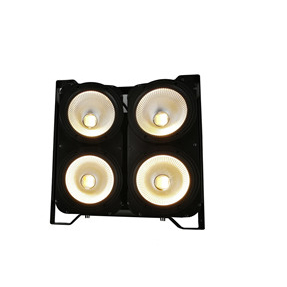 4 PCS 100W COB LED Four eyes audience lamp with with cool white and warm white