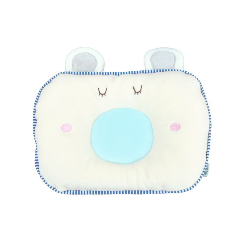 Doudou Mouse Blue Pillow