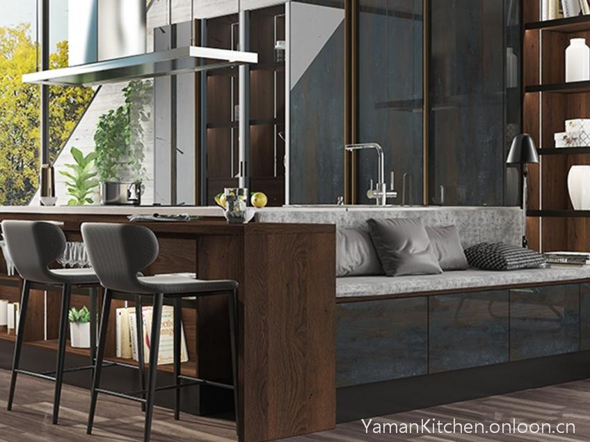 Yaman High storage kitchen modern kitchen supplier with HPL high