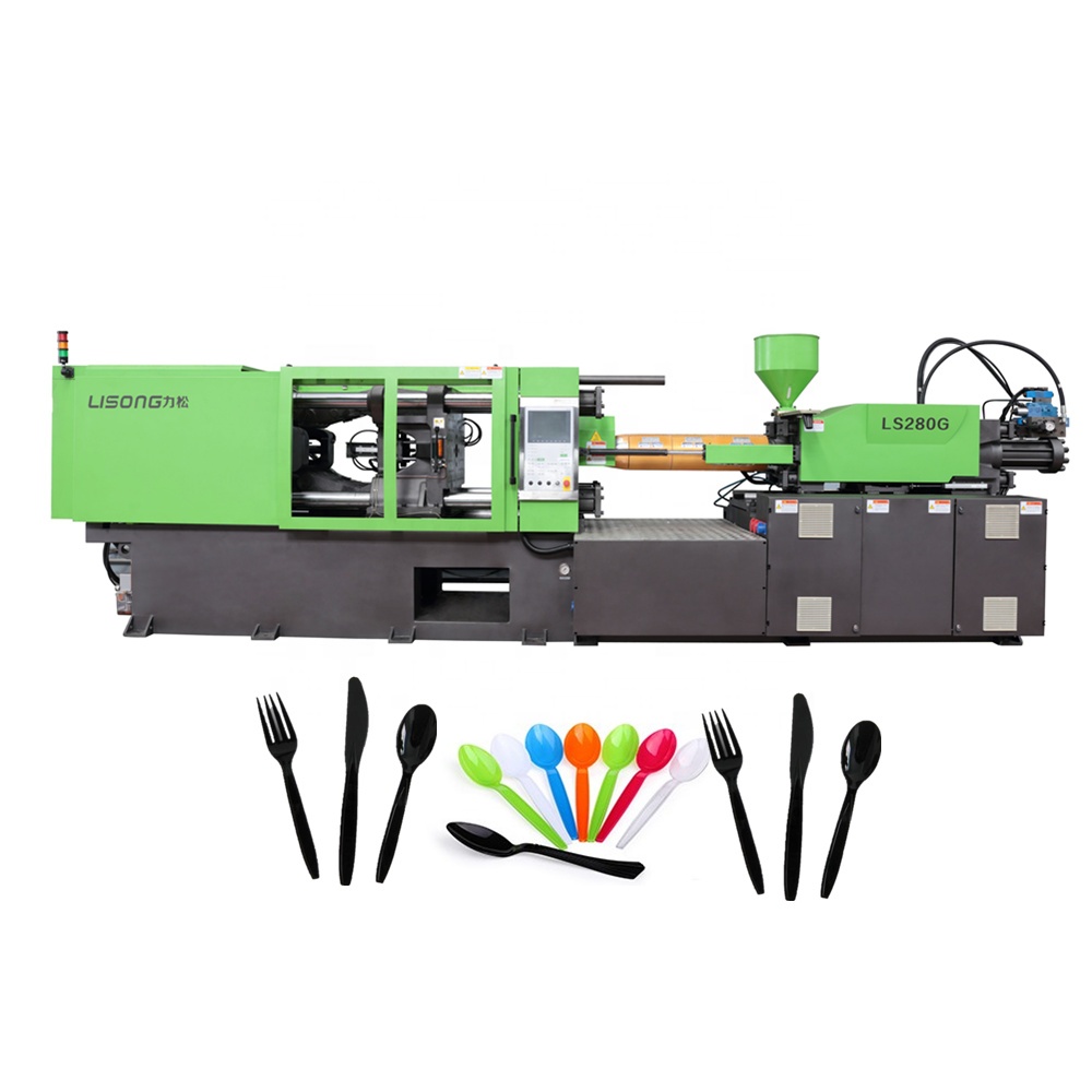 injection molding machine for disposable fork