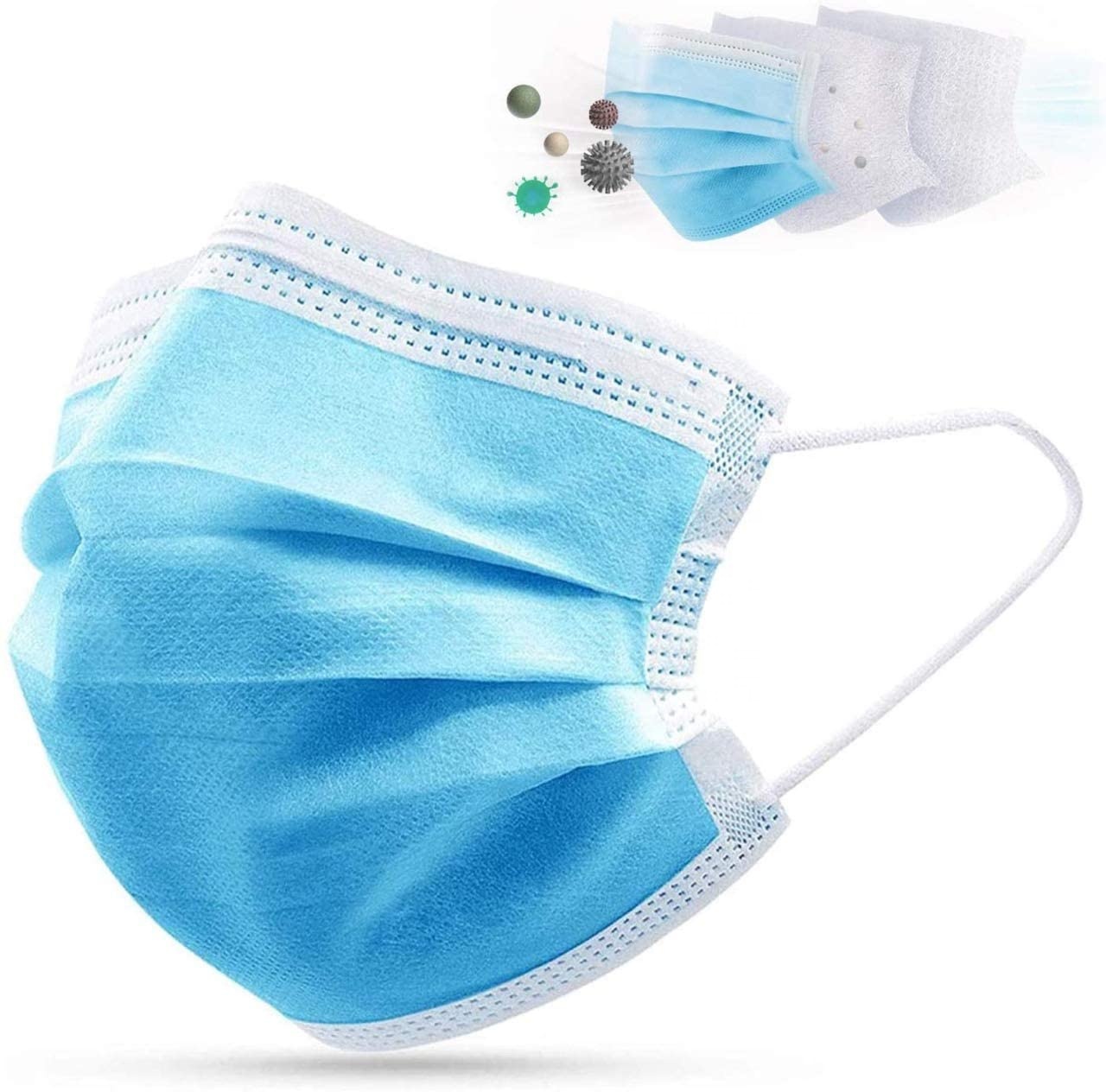 Protective 3 ply IIR Surgical Disposable Medical Face Masks