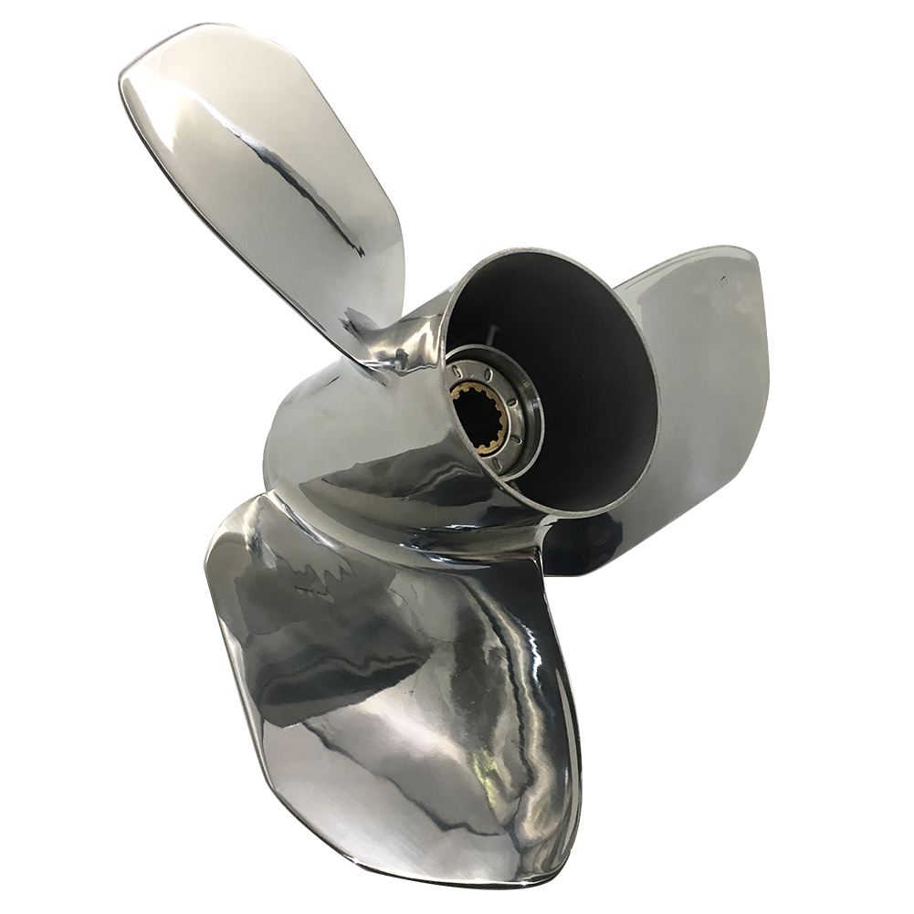 with All Kits for BRP,Johnson,Evinrude,OMC Stern Drive 40-50HP,4 Stroke Aluminum 3 Blades Prop Propeller
