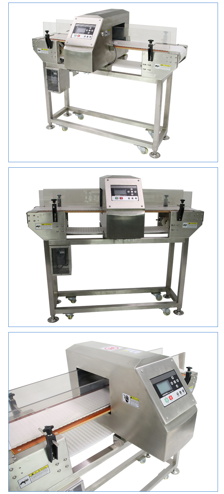 Sheet chain metal detector for food production line,processing,safety manufacturer factory
