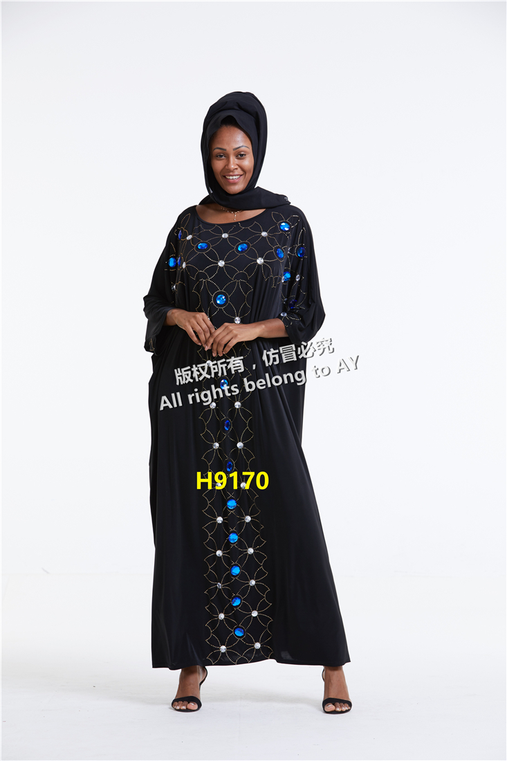 Black Simple Printed Abaya Designs,Long Cotton Classy Abaya Islamic Clothing Muslim Dresses Abaya wholesale