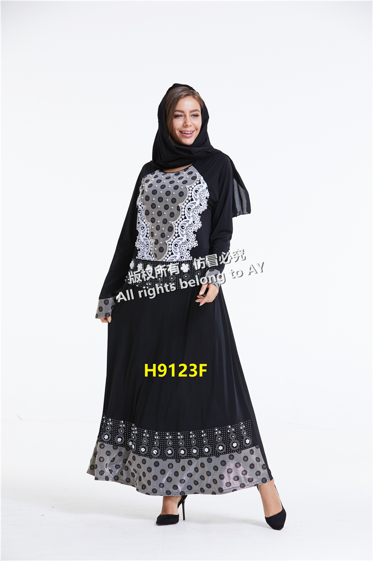 Africa Nigeria Noble Islamic Women Clothing Abaya Hijab custom wholesale