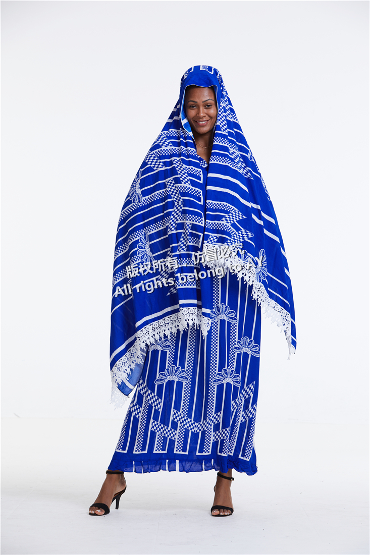African Kitenge Robe Cotton Dresses custom wholesale