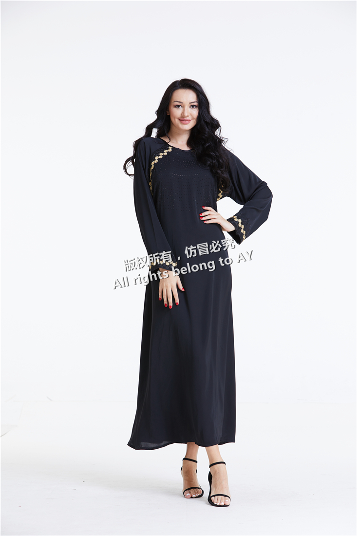 Islamic women clothing abaya black abaya kaftans custom wholesale