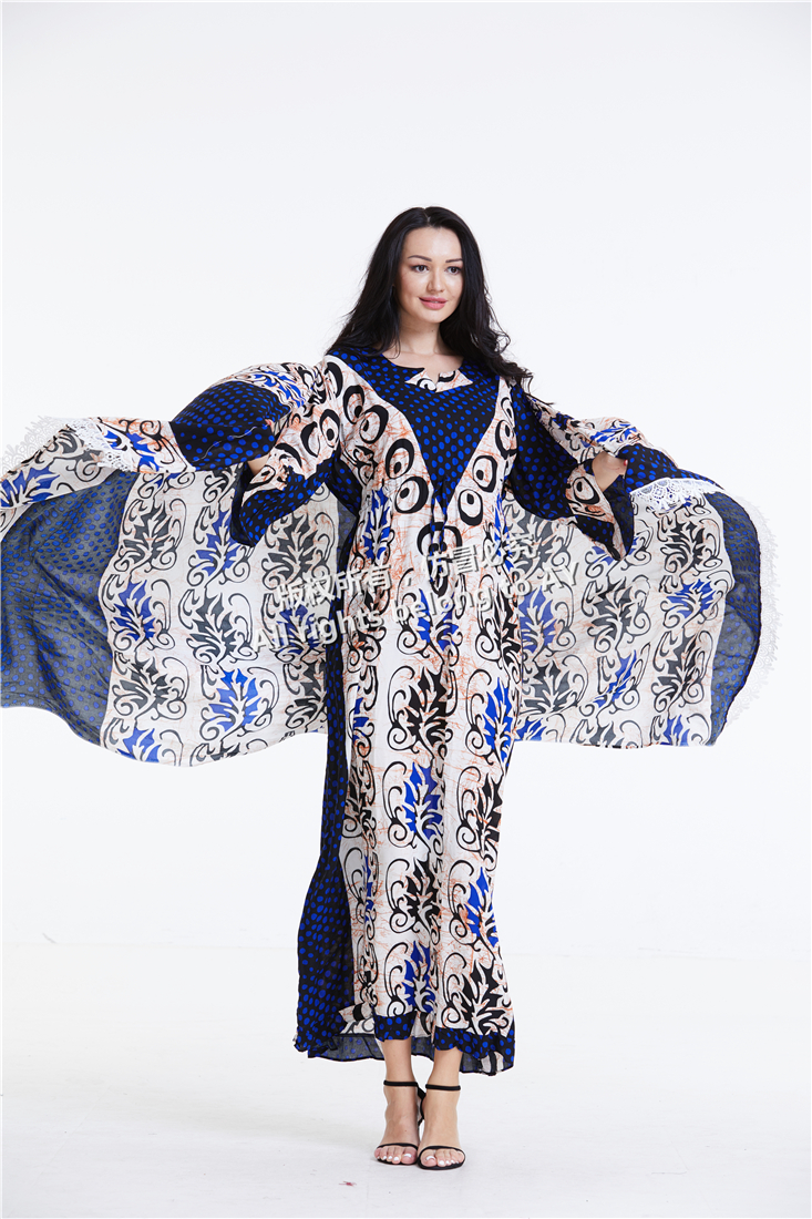 African Islamic Cotton Clothing Boubou Dresses custom wholesale