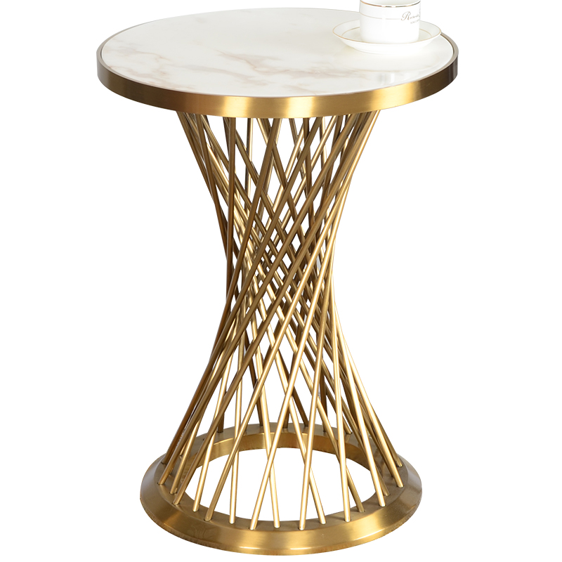 Italian design Marble top side table living room side table
