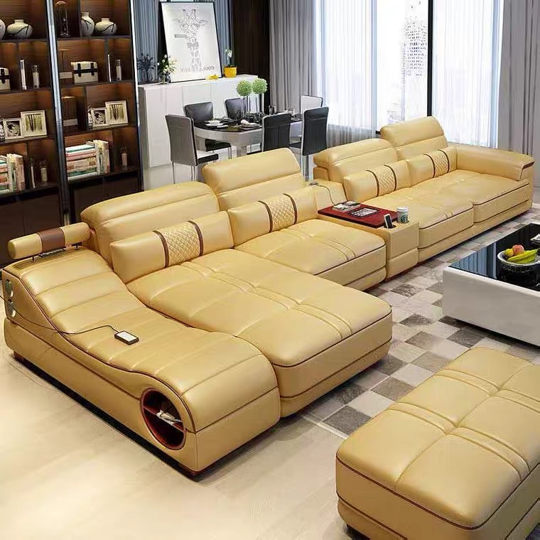 Sofa, Funky Leather Sofa Set