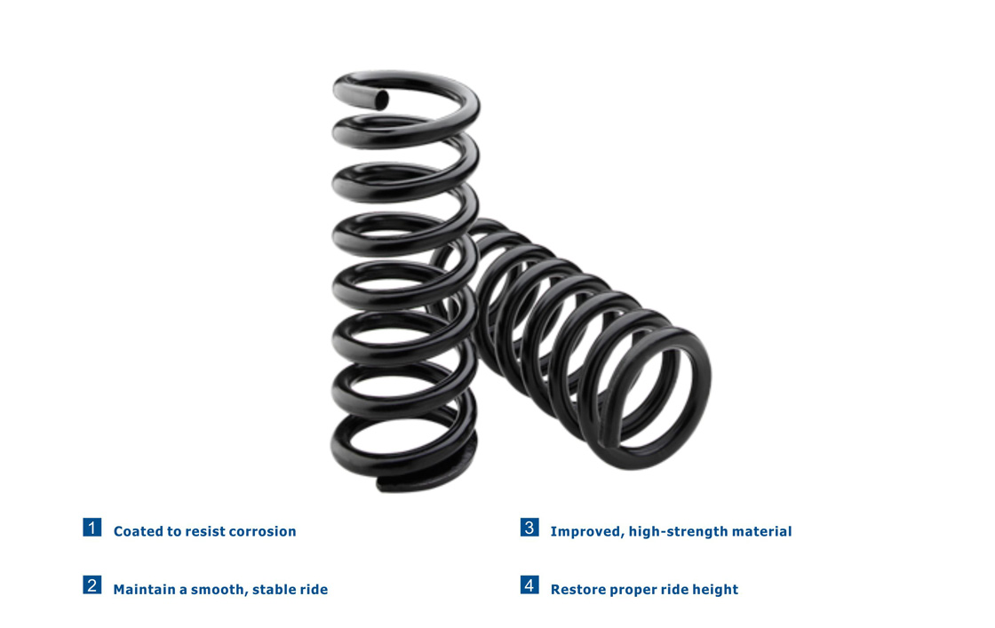 Car Parts Coil Spring Suspension Front And Rear Spring Coil