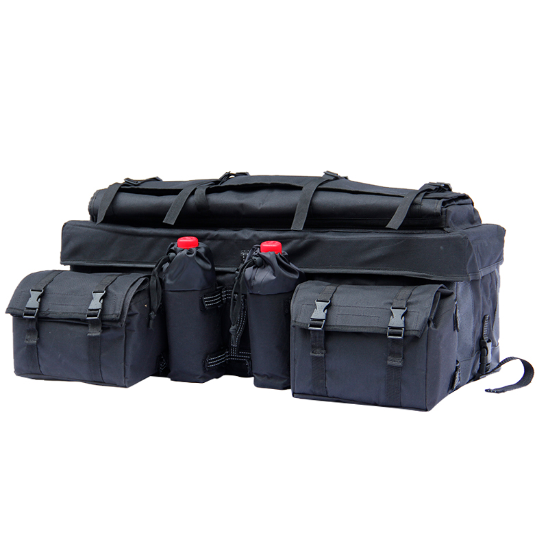 ATV Outdoor soft nylon Bag luggage cooling cargo black bags ODM