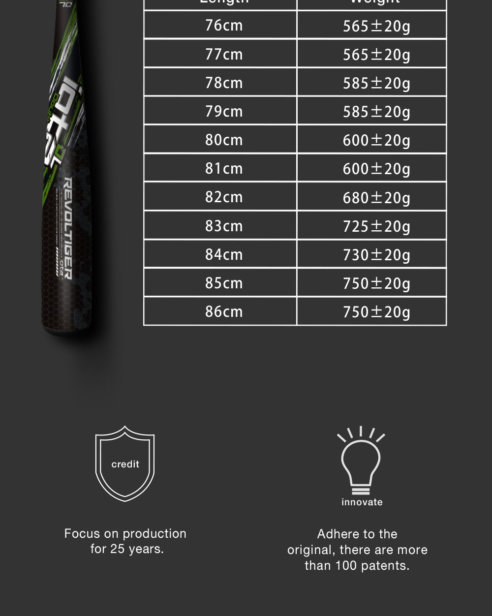 Carbon Fiber Anti-Vibration High Strength Accurate Soft Baseball Bat