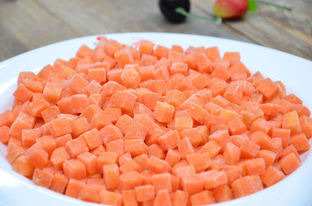 Carrot pieces