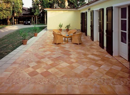 outdoors 12-in x 24-in limestone floor tile