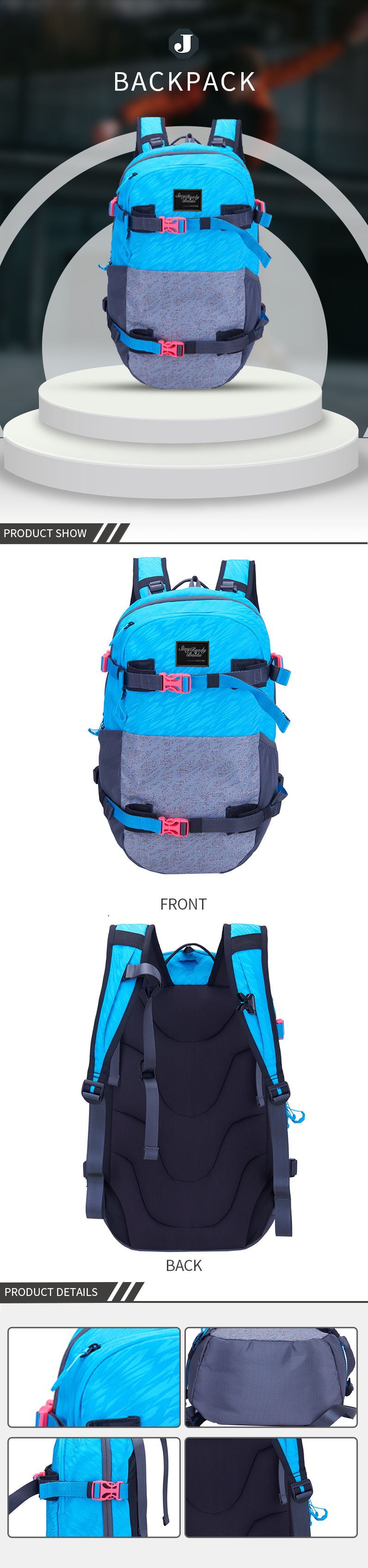 wholesale custom bulk oem leisure backpack supplier,manufacturer,factory