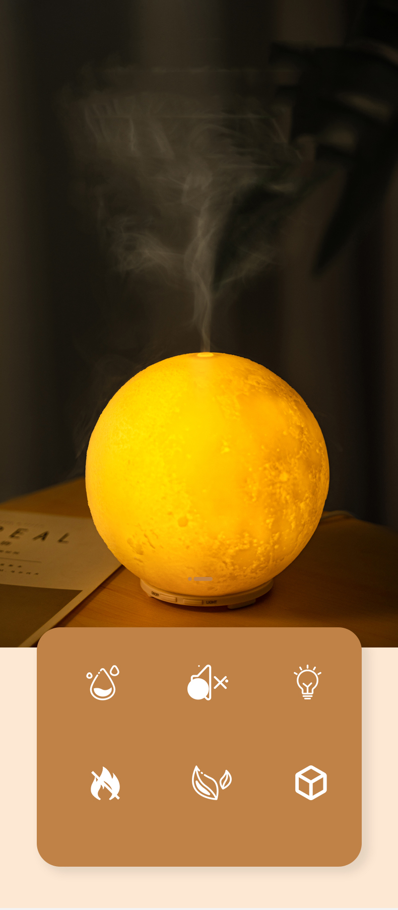 Humidifier Usb Charger Home Mini Air Purifier Night Light Wholesale Manufacturer