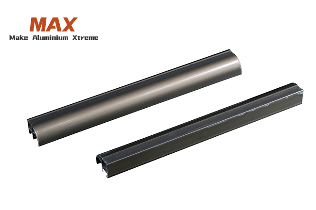 black anodized aluminum pipe/round tubing/square tubing