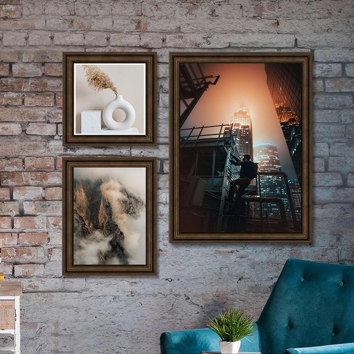 silver wall art pictures