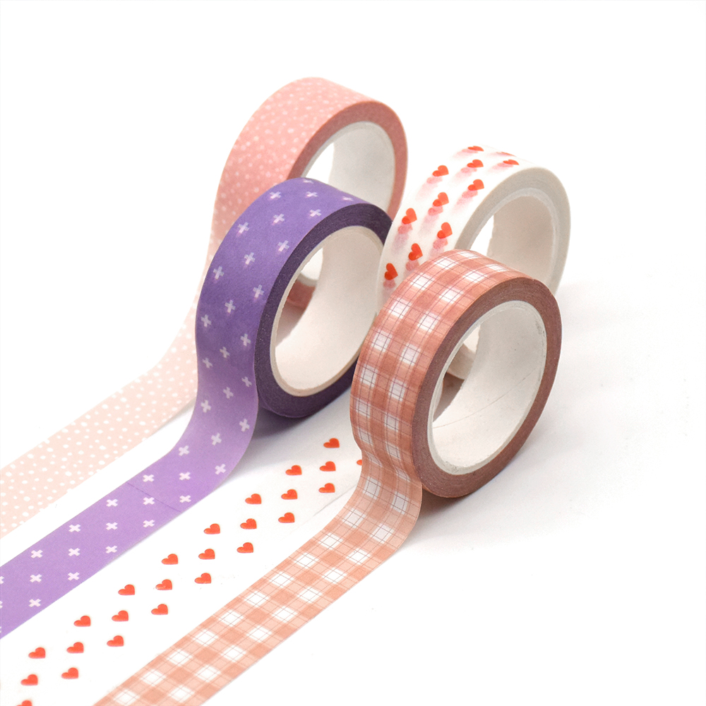Frcolor 12 Rolls Glitter Washi Paper Tape Practical DIY Washi Tape  Decorative Washi Tape