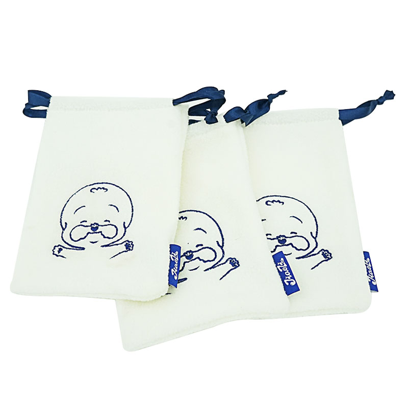 custom printed drawstring pouch