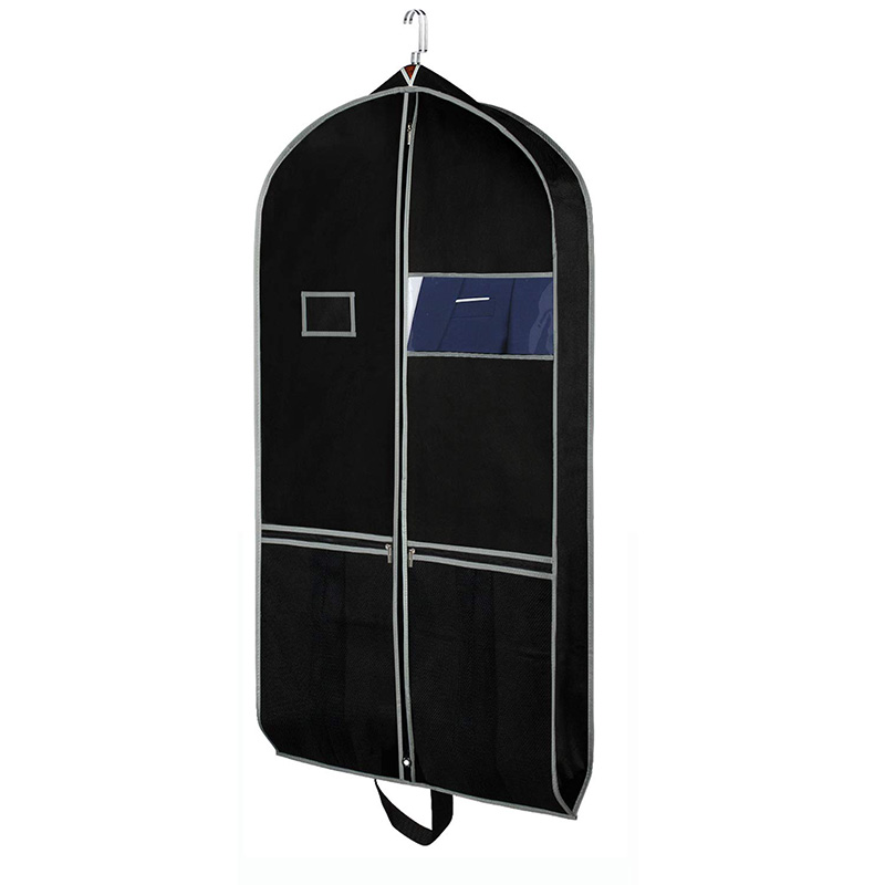 black garment bag 