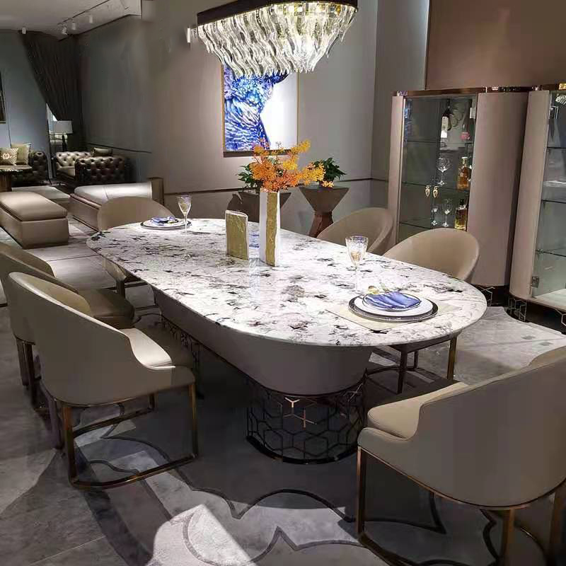 high end dining room furniture sets good quality elliptical Italian