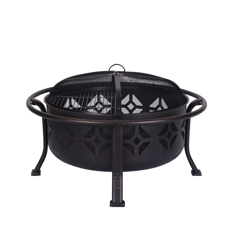 Outdoor garden fire pits wood bruning  round fire pit with fire pit ring