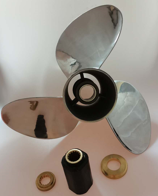15X15 R/L Stainless Steel Propeller 3 Blades Interchangeable Outboard Propeller Wholesale Manufacturer