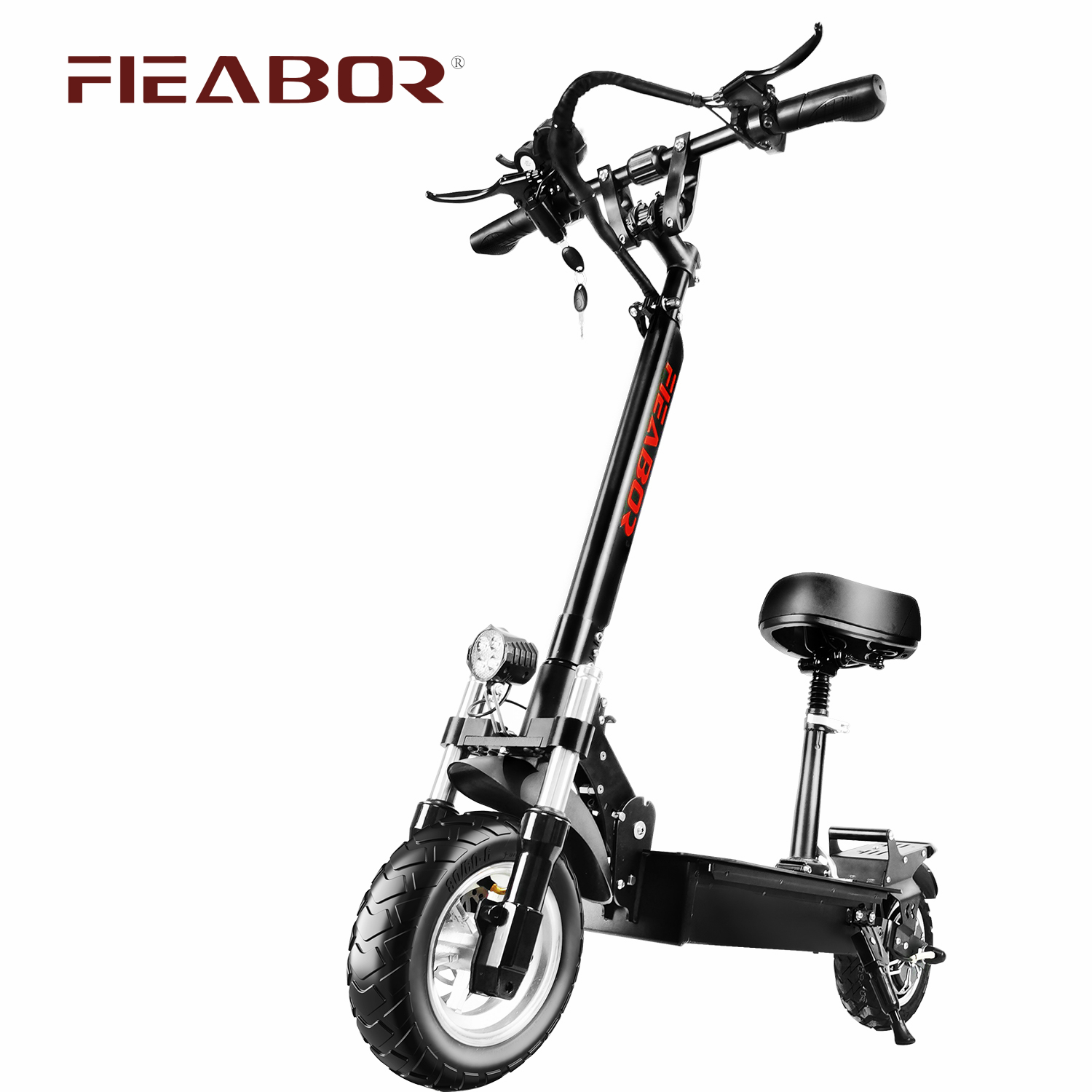 Fieabor Q08plus Electric Scooter With Seat Dual drive 60V 2400W Motor E