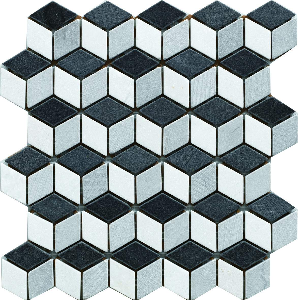 3d cubic pattern mosaic