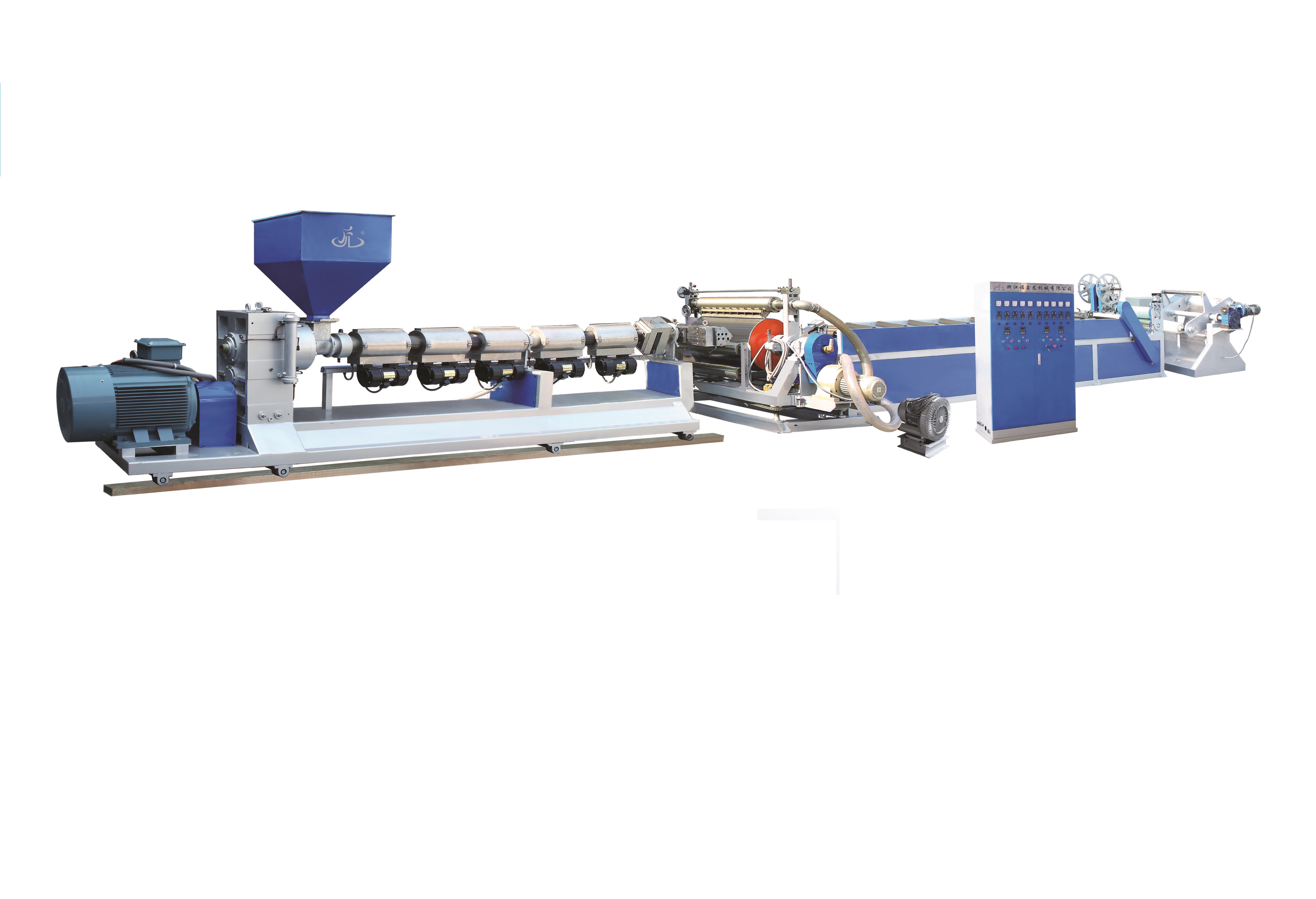  China Customized Mono-Layer Pp Ps Pe Hips Casting Film Extrusion Line Machine