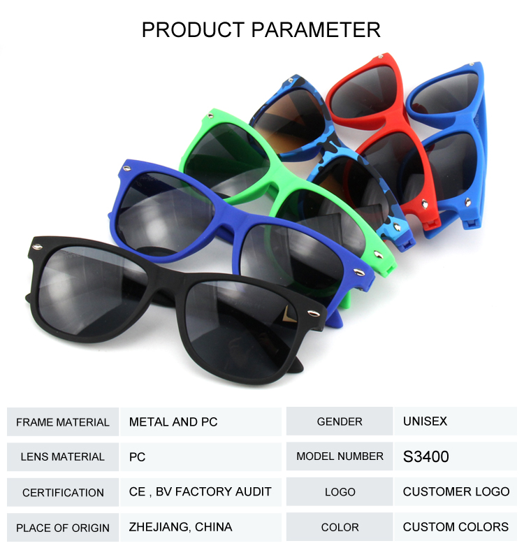 Children's sunglasses Parameter