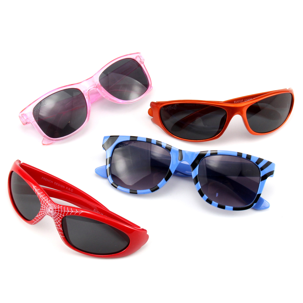 EUGENIA 2021 Custom Logo Children Sunglasses Wholesale Classic Unisex Boys Girls Fashion Sports Kids Sunglasses