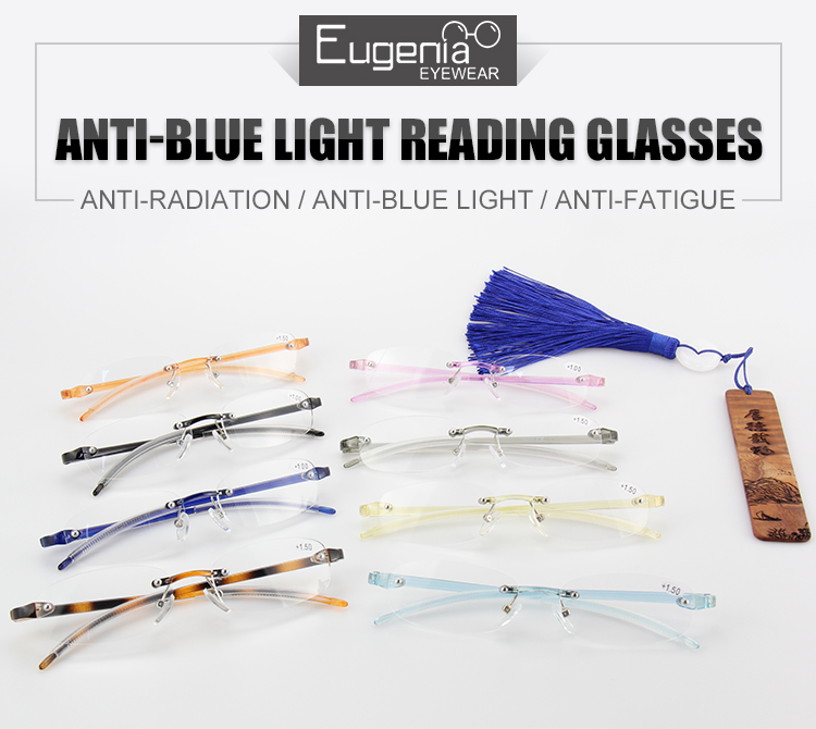 Rimless Reading Glasses Combination Chart