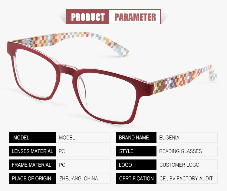 Reading Glasses Product parameter
