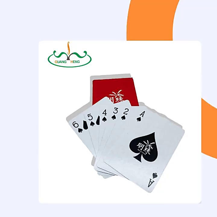 High Quality plastic playing cards printing