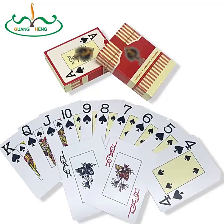 Plastic Professional Poker Playing Cards