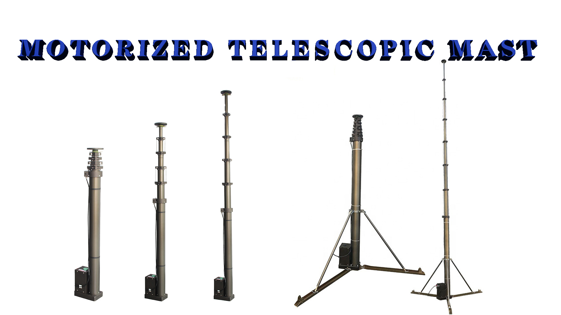 heavy-duty Non-lockable Self Locking telescopic Antenna fast masts  manufacturer