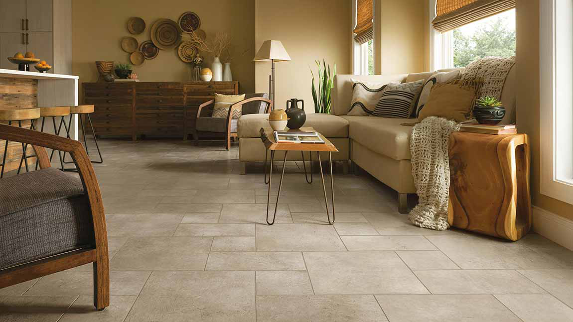 luxury vinyl tile flooring