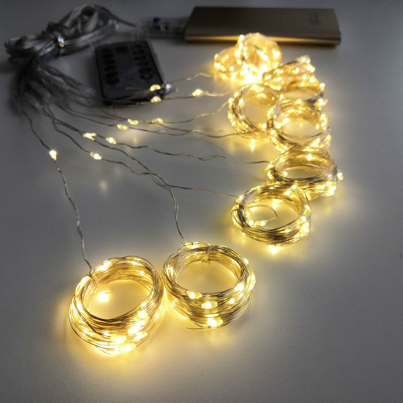 LED copper wire curtain lights