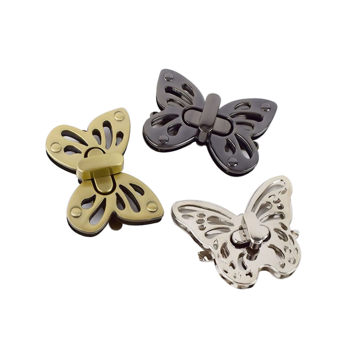 Custom High Quality Butterfly shape Zinc Alloy Metal Label Tags With ...