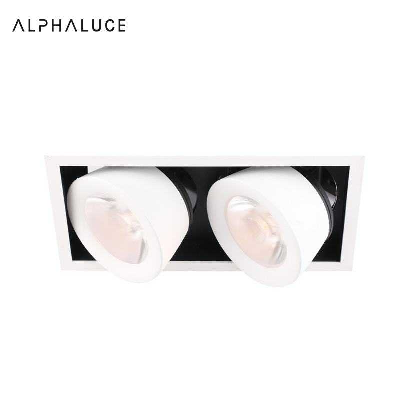 double recessed downlight