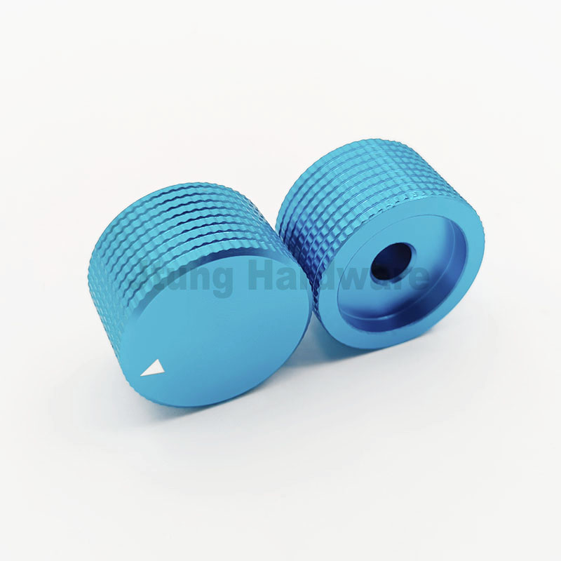 25x155mm Potentiometer Aluminum Alloy Knob Amplifier Rotary Switch