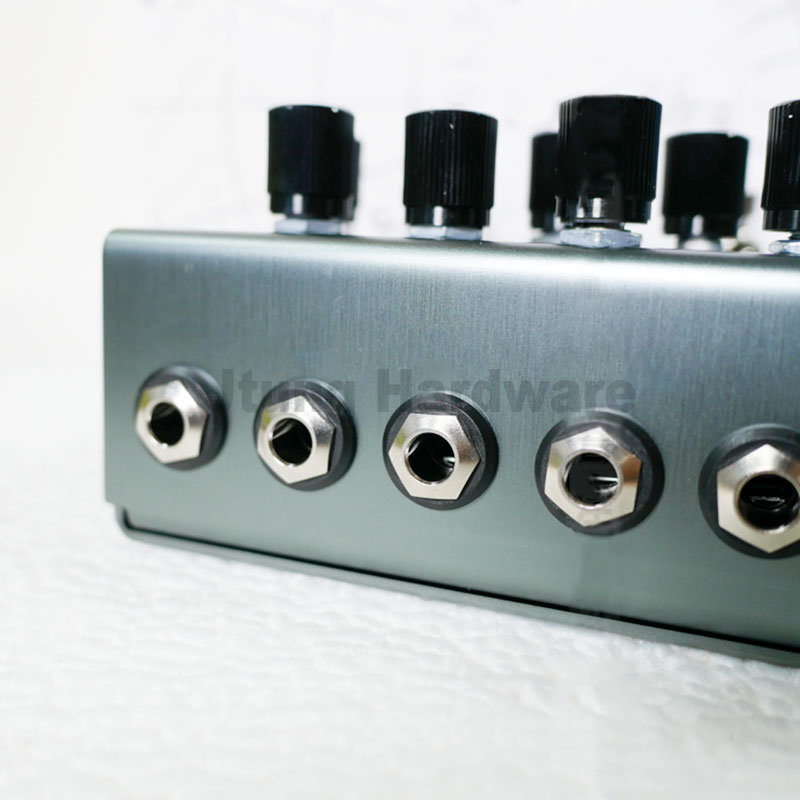 Aluminum Guitar Pedal Chassis PC Panel 125B Pedal Enclosure Audio Controller