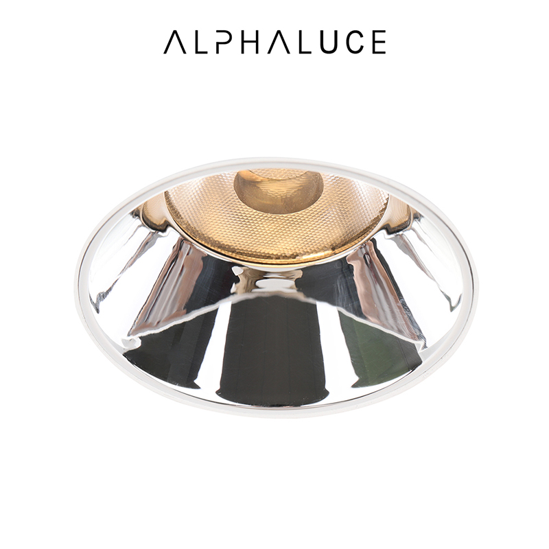 Chrome downlights - dimmable recessed lighting